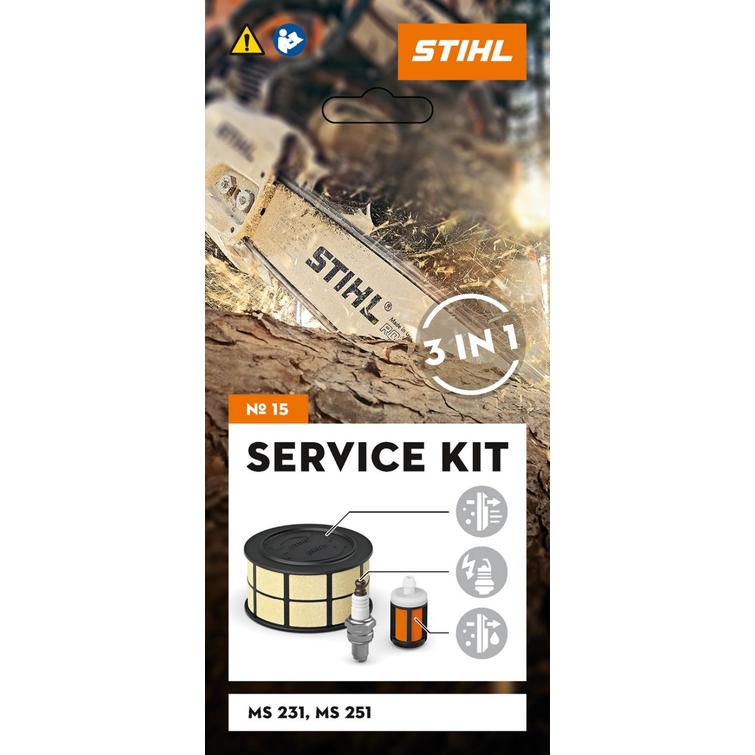 Stihl Service Kit 15 Moottorisahoille
