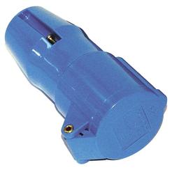 Maas&auml;hk&ouml;kaapelin jatkoliitin. CEE-naaras