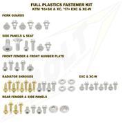 fastener kit plastic ktm sx 16- exc 17