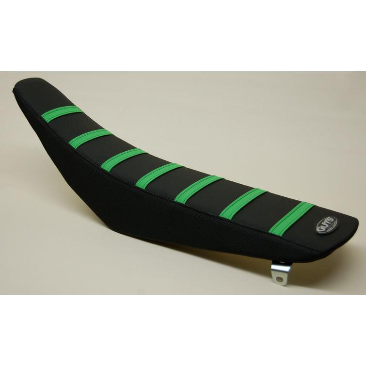 Ribbed Cover, Black/Green, KX250F 09-12, 450F 09-11