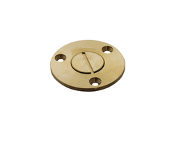 Messinkinen tyhjennystulppa + runko (3:lla ruuvilla)