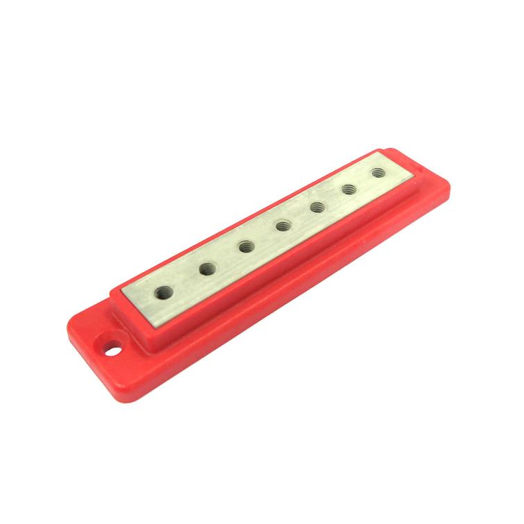 Skyllermarks Liit&auml;nt&auml;kisko (+) punainen 7-paikkainen