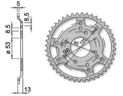 Takaratas 50z Derbi Senda '97-99