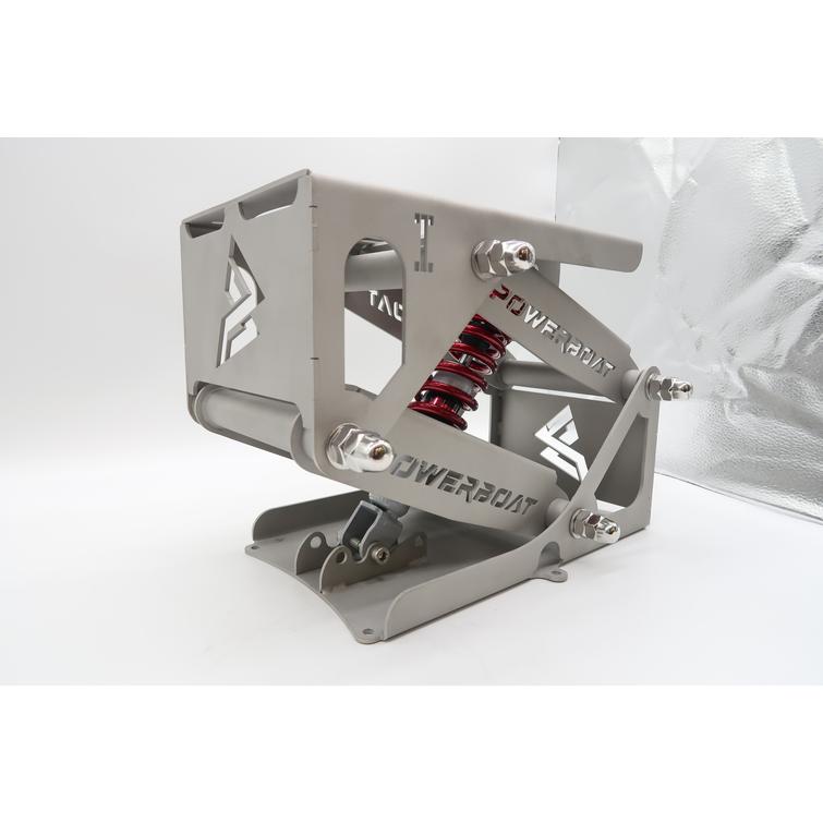 Powerboat joustojalka vene istuimeen, korkeus 250mm, väri harmaa