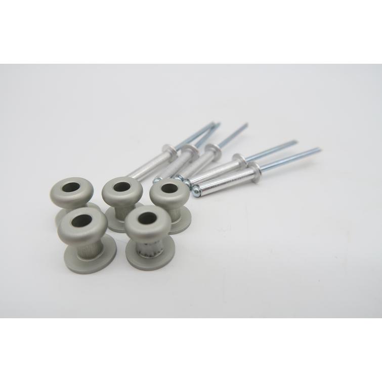 Buster Kuomun nipukka 11 mm + niitti 4x20, pakkauksessa 5 kpl