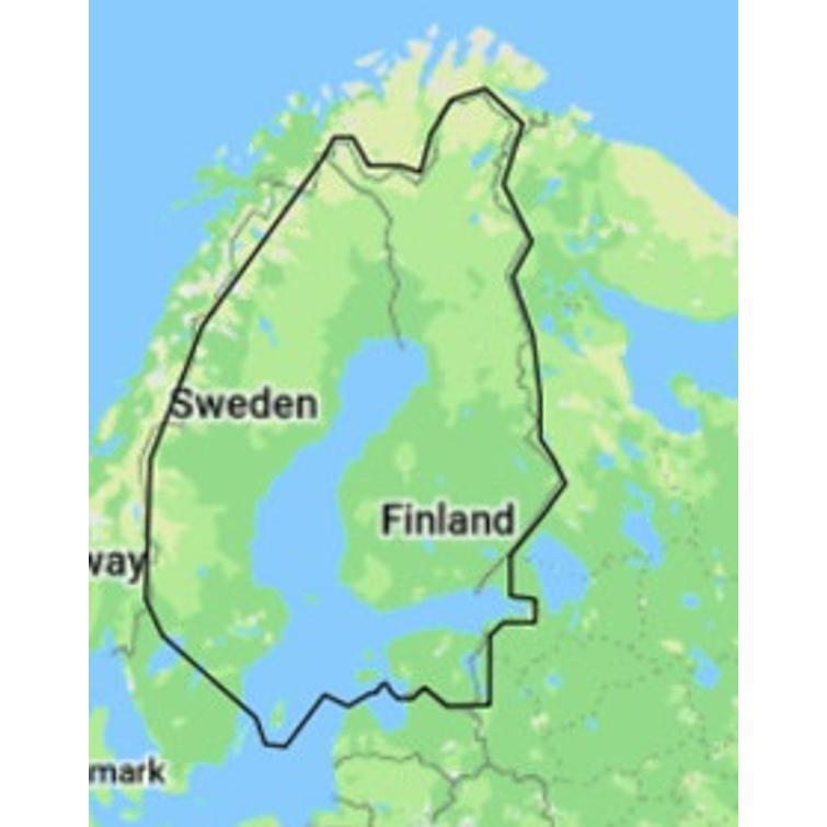 C-Map karttakortti Reveal Suomen sis&auml;vedet ja merialue