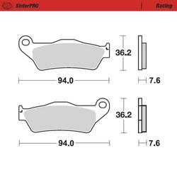 Brake pads SINTER GRIP OFF-ROAD: GAS GAS, HUSABERG, HUSQVARNA, KTM (1992-