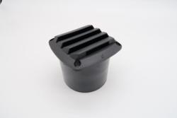 Venttiiliritil&auml;, musta 75mm letkulle, Wallas yhteensopiva