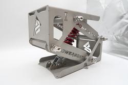 Powerboat joustojalka vene istuimeen, korkeus 250mm, väri harmaa