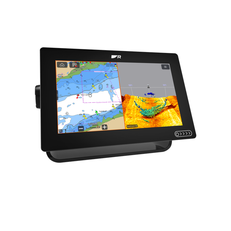 Raymarine AXIOM+ 9 RV - 9” monitoiminäyttö RealVision 3D, DownVision, SideVision ja 600W kaikuluotain sekä Pohjois-Euroopan LightHouse kartta. Huom! Ei sis. Anturia