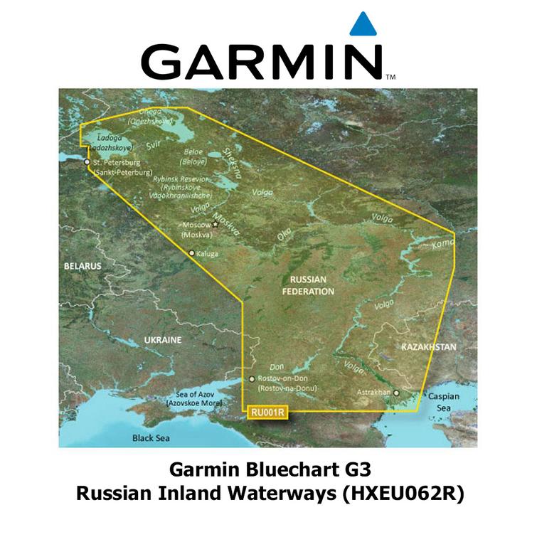 Bluechart G3 Russian Inland Waterways (HXEU062R)