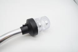 Valomasto 360 astetta, valkea valo, masto 90 cm, polttimon kanta BA15d