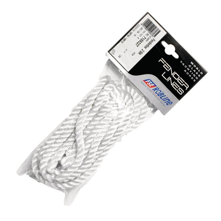 Robline lepuuttajanköysi 6mm 2kpl 1,5m, pleissattu silmukka