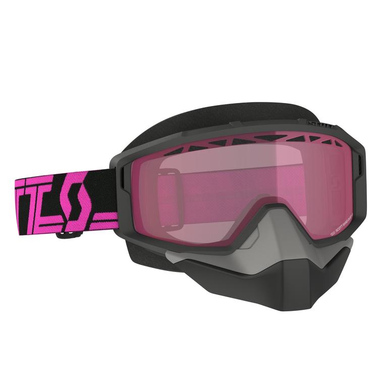 Primal Snow Cross black/pink rose lens + nose guard