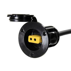 Cannon Uppoasennettava pistoke, vesitiivis, musta