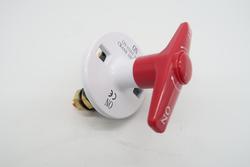 P&auml;&auml;virtakytkin 12V 300A, punainen/valkea, kiinte&auml; T-kytkin