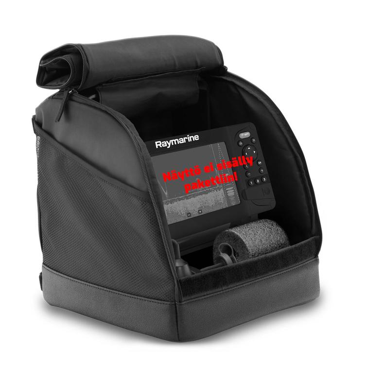 Raymarine Element pilkkikalastussarja, sis. laukun, laturin, anturin ja kellukkeen