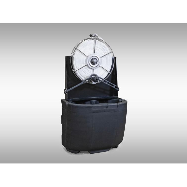 Faster-veneiden ankkurille sopiva ankkuriteline liinakelalla. Kiinnitys alumiinikiskoon.