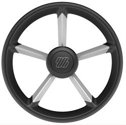 Ultraflex ohjauspy&ouml;r&auml; V75 hopea, 5-puolainen, 350mm