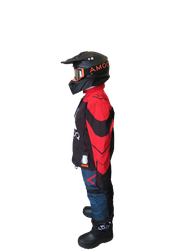 AMOQ Snowcross pants black/red