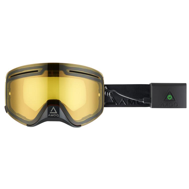 AMOQ Vision Vent+ Magnetic Sähkö Ajolasit Blackout - Keltainen