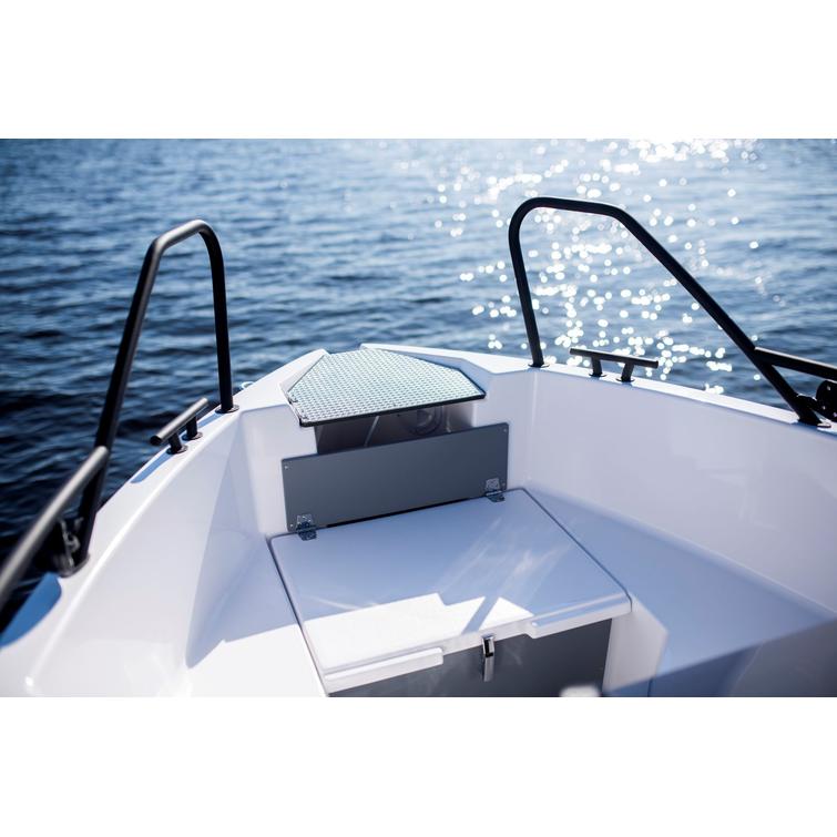 Falcon BR5 2025 + Mercury F80 uusi venepaketti, per&auml;kuomulla ja Lowrance kaiku/karttaplotterilla