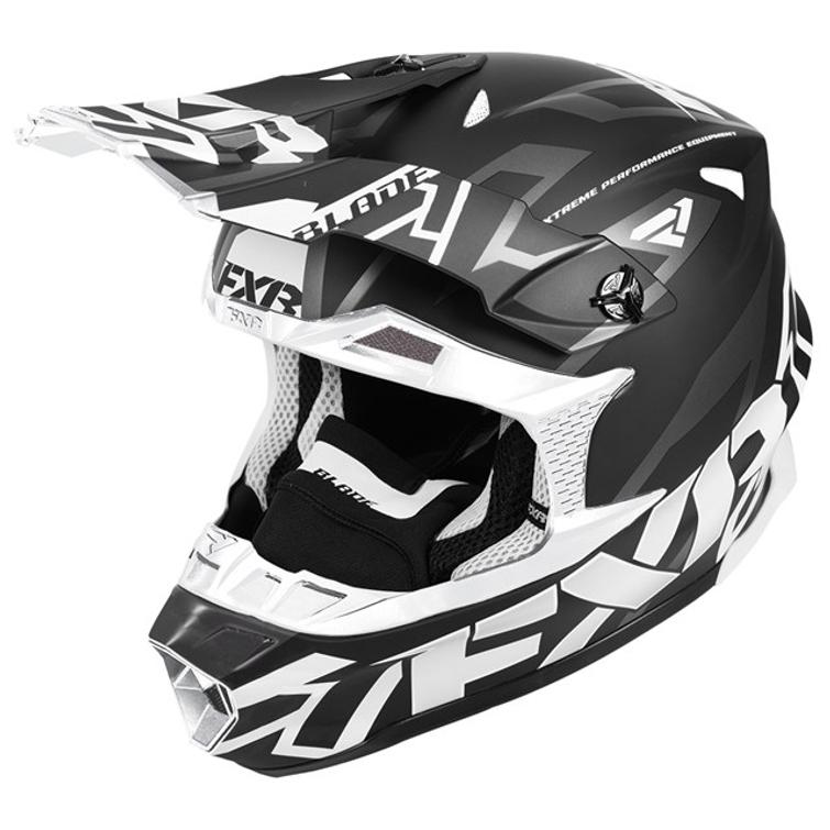 FXR Blade Vertical Helmet Black/White