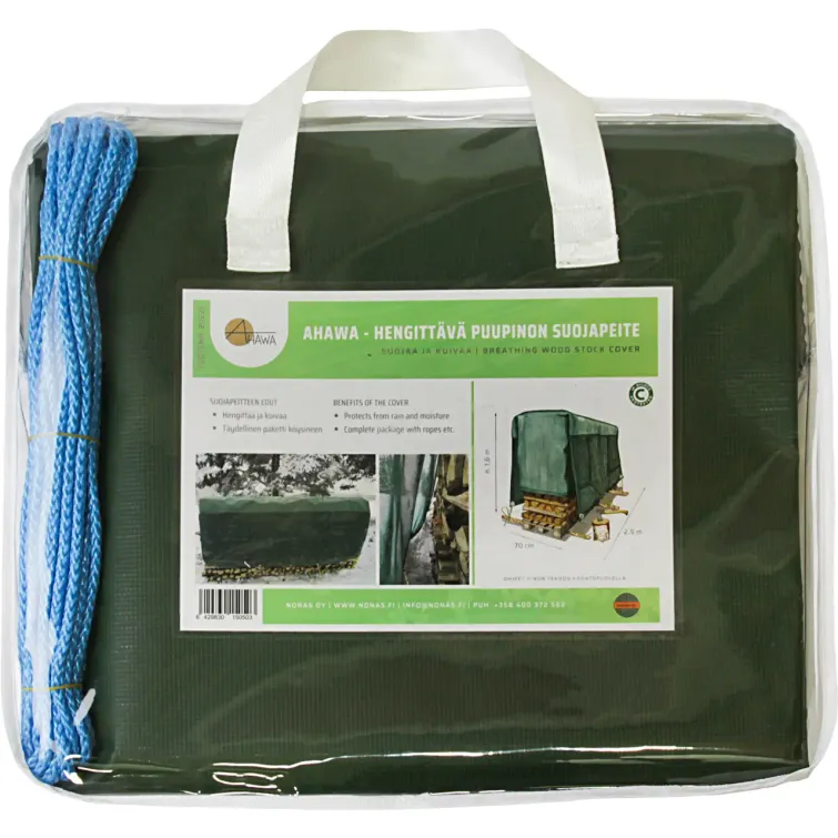 Ahawa-suojapeite polttopuille
