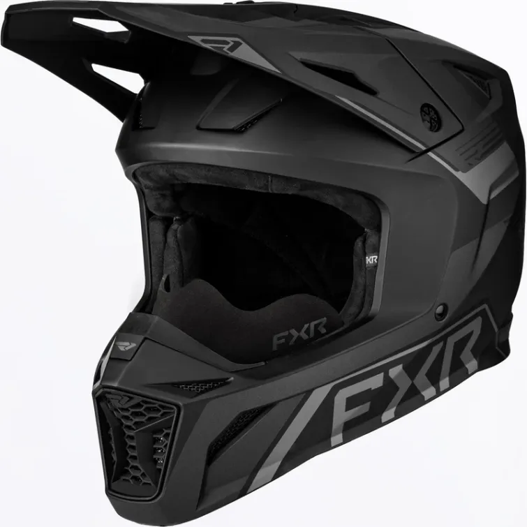 FXR Apex kypärä musta/harmaa
