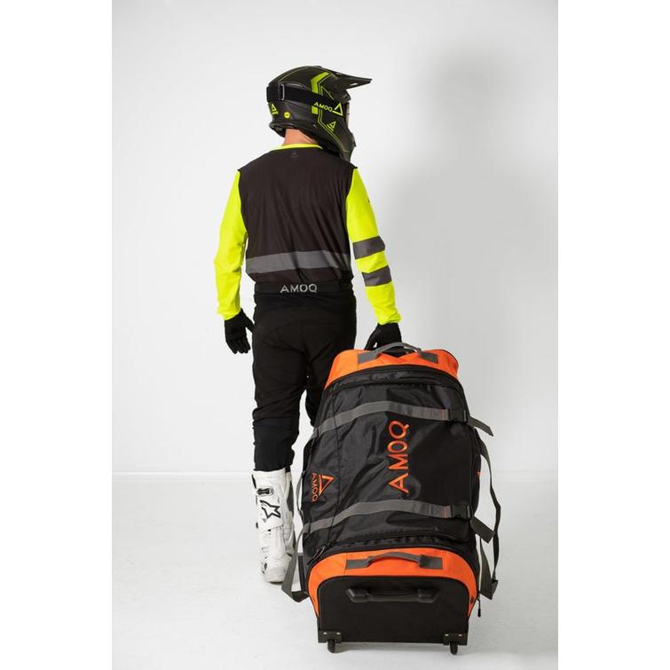 AMOQ Vetolaukku 140L Musta/Oranssi