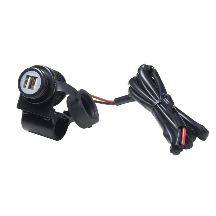 Interphone virranulosotto tupla usb 1,5m johdolla