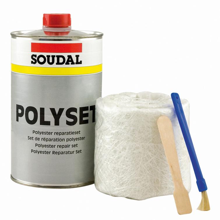 Soudal Lasikuitukorjaussarja 1kg