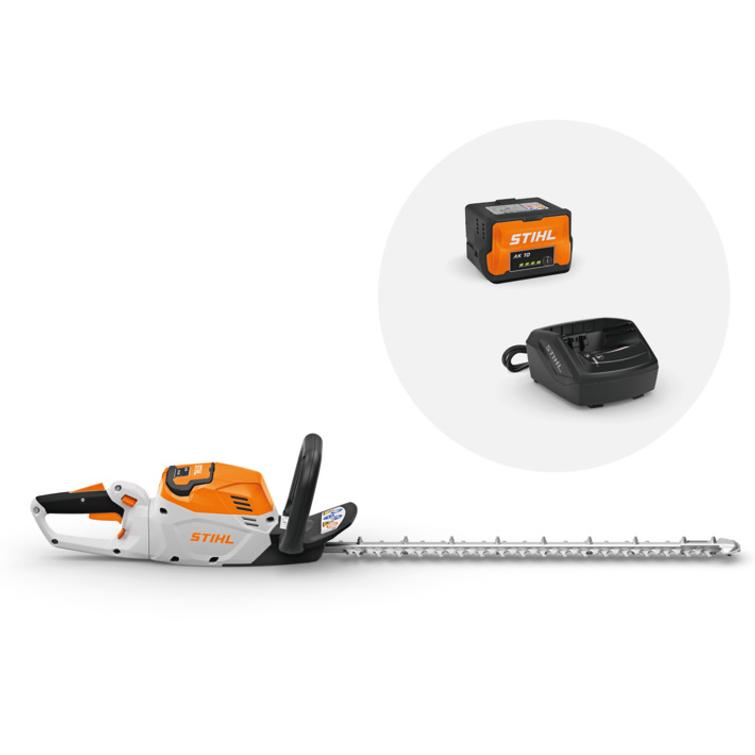 Stihl HSA 60 akkupensasleikkuri (sis. AK 10 akun ja AL 101 laturin)