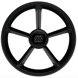 Ultraflex ohjauspyörä V75 musta, 5-puolainen, 350mm