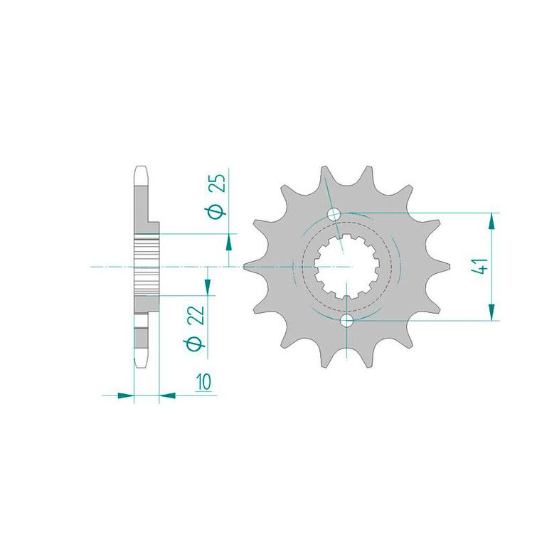 Eturatas 14z Honda SLR650, NX 500/650, FX650