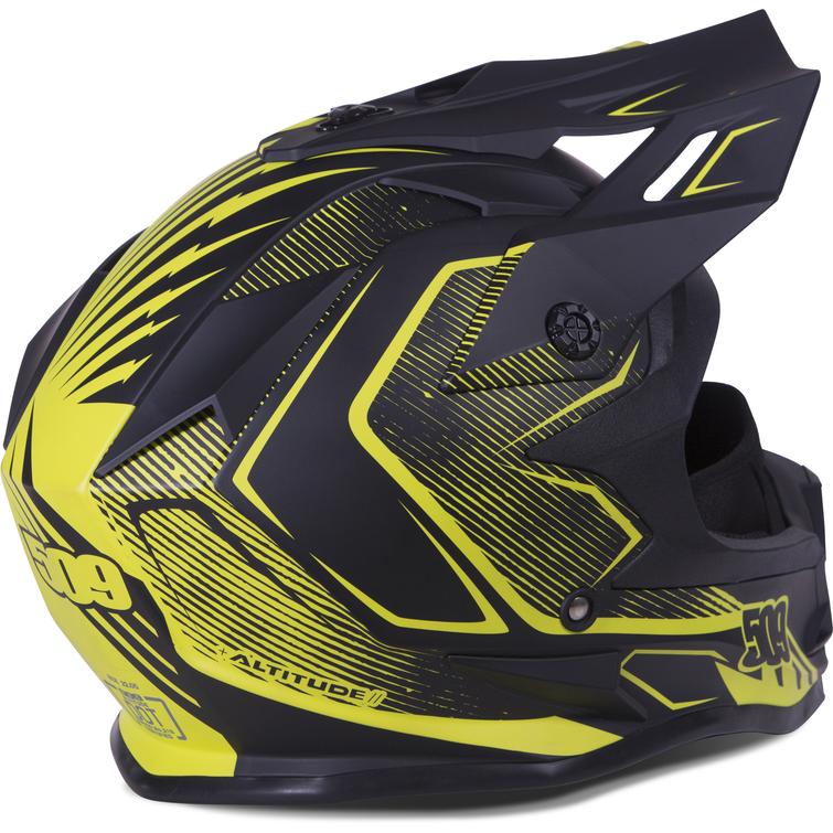 Altitude Helmet  Neon Voltage + Leatt Velocity ajolasit