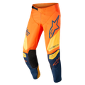 Alpinestars Techstar Factory Housut Oranssi/Sininen/Keltainen