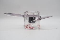 Potkuri 2 lapainen 9.25x3.00 LH kirkas, muovia