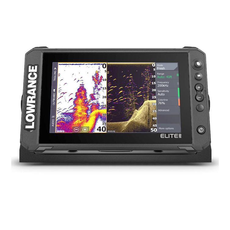Lowrance Elite FS 9" kosketusnäytöllinen yhdistelmälaite, 3in1 anturilla, N2k, Ethernet, Active Target tuki, Chirp Med/High/83/200/455/800kHz