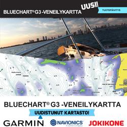 Bluechart G3 map Finnish lakes (HXEU055R) 