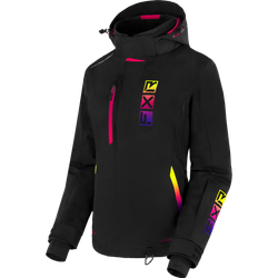 FXR Evo FX Naisten Ajotakki Musta/Neon Fusion