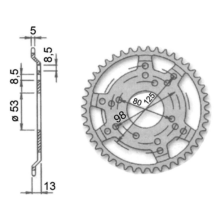 Takaratas 50z Derbi Senda '97-99