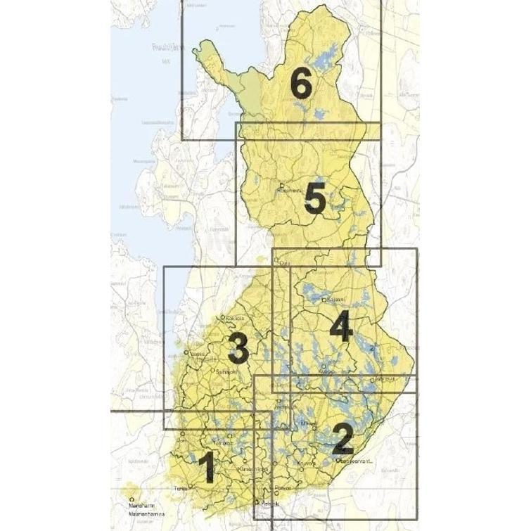 Garmin Suomi Pro alueellinen DVD (1-6)