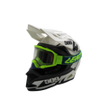 FXR Blade Vertical Helmet Black/White + Leatt Velocity kelkkalasit
