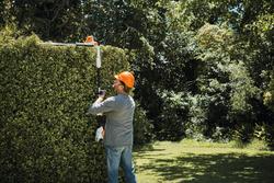 Stihl HLA 56 akkukäyttöinen pensasleikkuri (toimitus ilman akkua ja laturia, AK sarjan akut käy)
