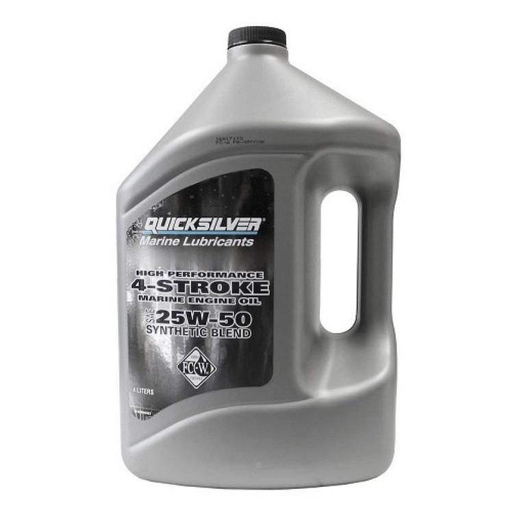 Quicksilver synt. 4-tahti perämoottoriöljy 25W-50 4L