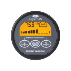 TBS Akkumonitori Expert lite 9-35V, 2 akkupankkia, sis 500A shuntin