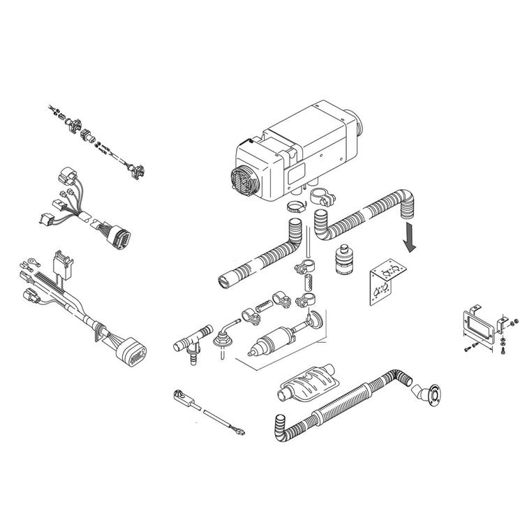 Webasto Air Top 2000STC veneasennussarja