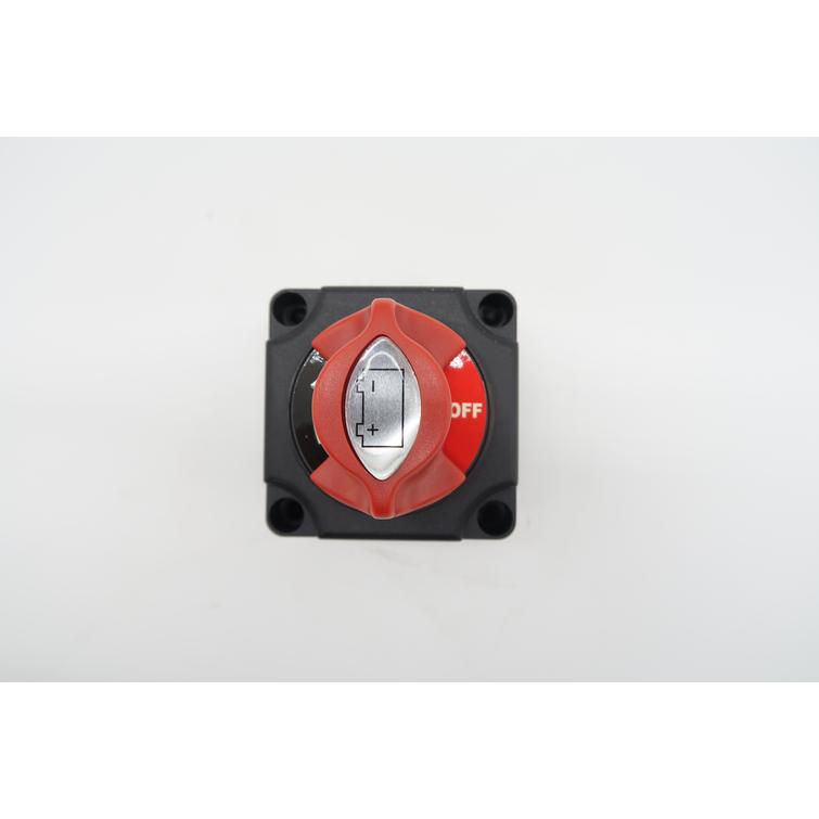 Päävirtakytkin 12V 300A Mini Master, musta/valkea, kiinteä on/off kytkin