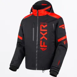 FXR Helium X 2-in-1 takki musta/punainen